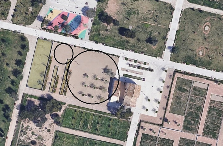 ZONA MESAS PING PONG PARQUE MALILLA