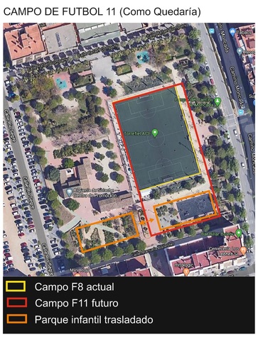 Ampliación campo fútbol 