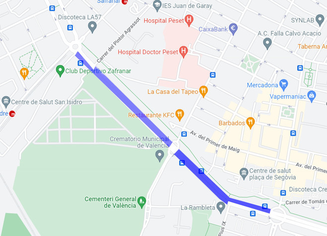 Propuesta peatonalización