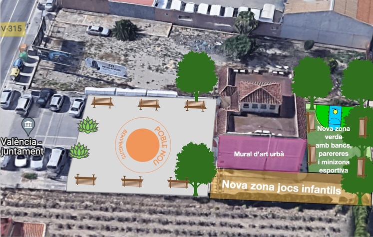 Renaturalització plaça