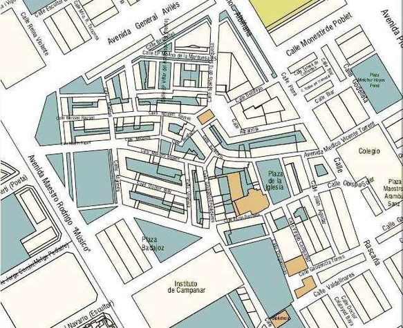 Mapa núcleo hist Campanar