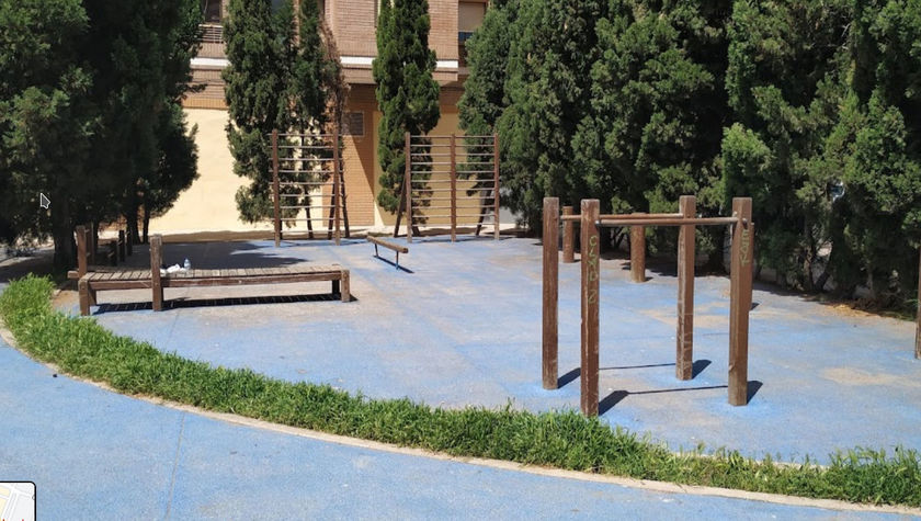 Parque de ejercicios actual