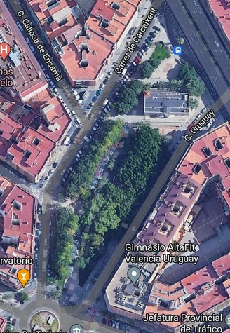 Calles Carcagente y Uruguay