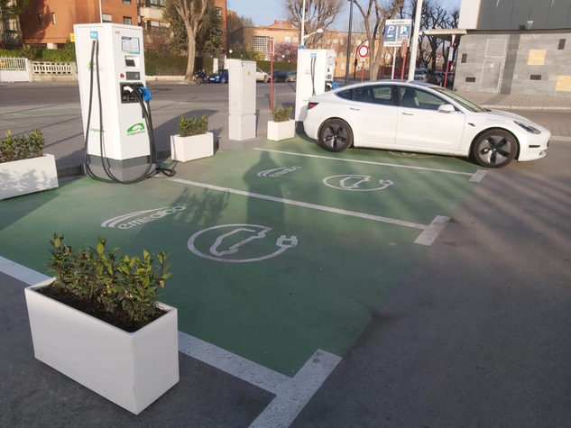 Puntos de carga rápida