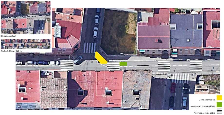 Plano modificación y situación actual