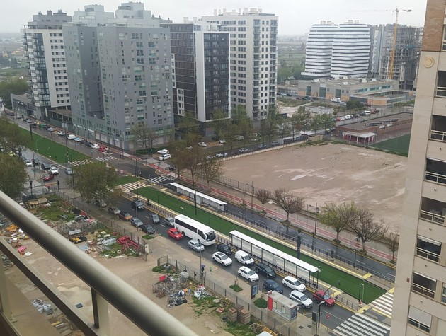 Atasco en Av. Amado Granell