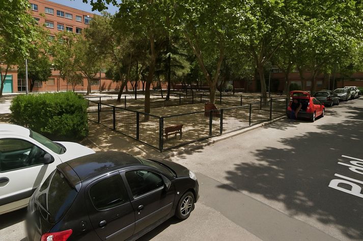 Imagen generada con IA del parque 