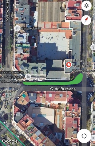 Peatonaliz IES S. Vicent Ferrer