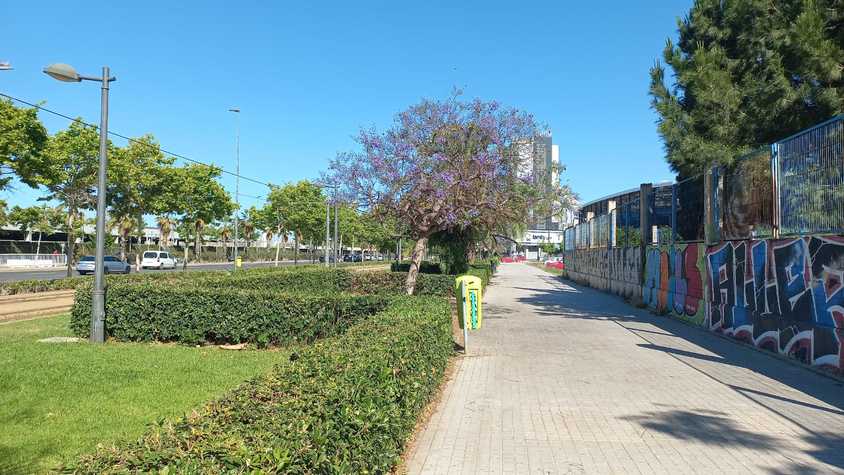 Farolas fuera de sitio