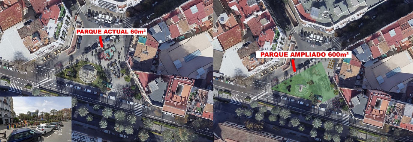 Ampliación parque infantil