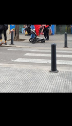Rebaje acera y pintura pasos de cebra