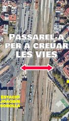Ubicació de la pasarel·la